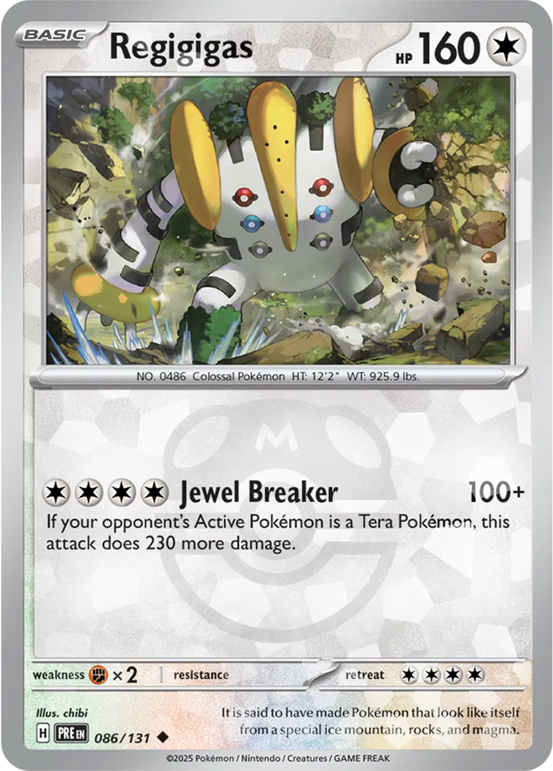 Regigigas Master Ball Holo